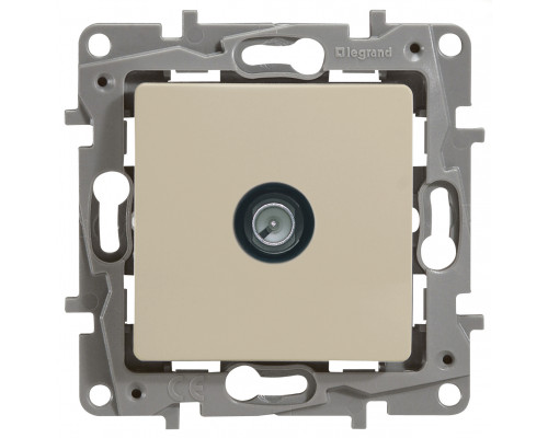 Розетка в сборе Legrand Etika, 1x TV/R/SAT, внутренняя, цвет: слоновая кость, (LEG.672351)