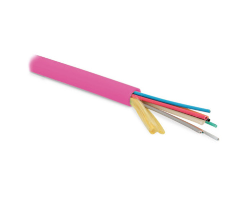 Кабель ВО Hyperline FO-MB-IN Micro-Bundle,  96хОВ, OM4 50/125, LSZH, Ø 7,6мм, внутри зданий, небронированный, цвет: маджента