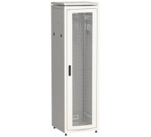 Шкаф серверный напольный ITK LINEA N, IP20, 47U, 2270х600х800 мм (ВхШхГ), дверь: перфорация, боковая панель: сплошная съемная, разборный, цвет: серый