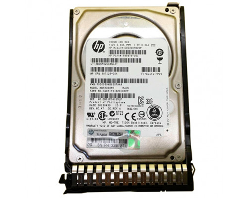 Жесткий диск HP 300GB 10K SFF SAS 2.5", 627195-001, 627117-B21