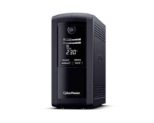 ИБП CyberPower Value Pro, 700ВА, шнур 1.5 метра, линейно-интерактивный, напольный, 100х260х227 (ШхГхВ), 230V,  однофазный, (VP700ELCD)