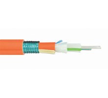 Кабель ВО Eurolan L21 Loose tube,  2хОВ, OS2 9/125, LSZH (нг(A)-HF), Ø 11,6мм, снаружи зданий в грунт, бронированный, цвет: оранжевый, диэлектрический