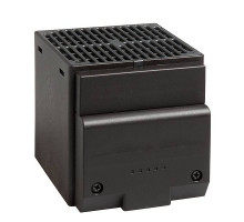 Нагреватель STEGO CS 028, 75х92х65 мм (ВхШхГ), 50Вт, на DIN-рейку, для шкафов, 230V, чёрный, с осевым вентилятором 13,8 м³/ч