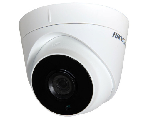 Сетевая IP видеокамера HIKVISION, купольная, улица, 1/3’, ИК-фильтр, цв: 0,005лк, фокус объе-ва: 6мм, цвет: белый, (DS-2CE56D8T-IT1E (6mm))