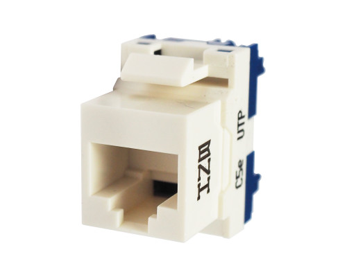 Модуль универсальный BNH, keystone, 1хRJ45, Toolless, кат. 5е, неэкр., 1 шт, цвет: белый