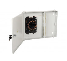 Кросс-панель ITK портов: 16 SC (Duplex) OM2, установлено адаптеров: 8невыдвижная, настенная, цвет: серый