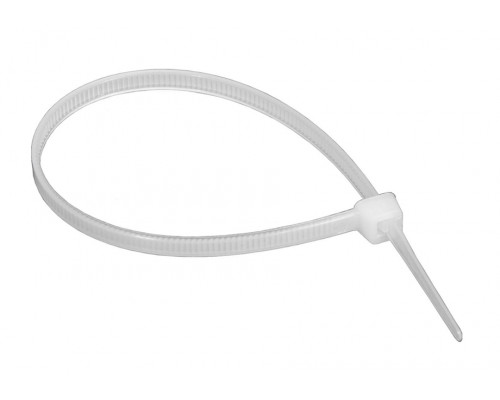 Стяжка кабельная Hyperline, открывающаяся, 12,6 мм Ш, 580 мм Д, 100 шт, материал: полиамид, цвет: белый