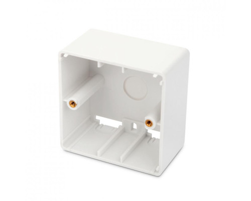 Коробка открытого монтажа Hyperline, Mosaic, 80х80х45 мм (ВхШхГ), цвет: белый