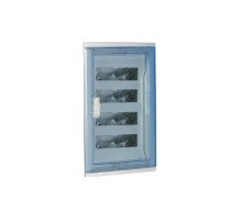 Щит электрический настенный Legrand Nedbox, IP40, 4ряд.  12мод., с клеммным блоком, дверь: прозрачная, корпус: пластик, цвет: белый
