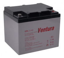 Аккумулятор для ИБП Ventura GPL, 170х165х197 мм (ВхШхГ),  необслуживаемый свинцово-кислотный,  12V/41 Ач, цвет: серый, (GPL 12-40)