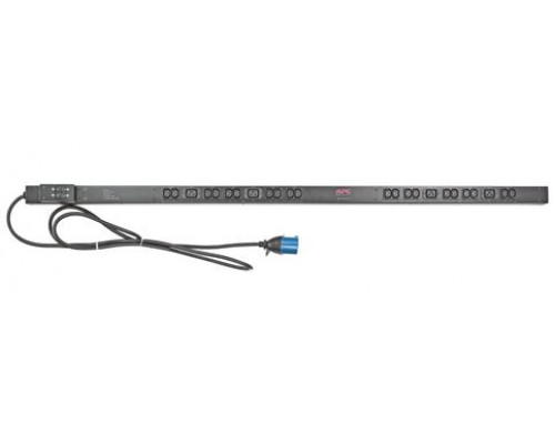 Блок силовых розеток APC, IEC 60320 С13 х 20, IEC 60320 С19 х 4, вход IEC 320 C13, шнур 3,05 м, 1619х56х44 мм (ВхШхГ), 32А, чёрный