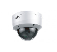 Сетевая IP видеокамера RVI, купольная, универсальная, 4Мп, 1/2,8’, 2592×1520р, 25 к/с, ИК, цв:0,002лк, об-в:4мм, RVi-1NCD4054 (4) white