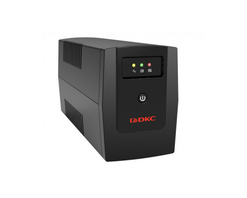 ИБП DKC Info, 1200ВА, линейно-интерактивный, напольный, 140х345х170 (ШхГхВ), 230V,  однофазный, (INFO1200S)