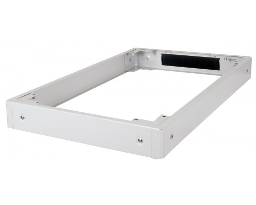Цоколь (к шкафу) Datarex, с щеточным вводом, 44х600х800 мм (ВхШхГ), для шкафов, цвет: серый