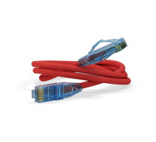 Шнур комм. Hyperline, кат. 6, неэкр., U/UTP, RJ45/RJ45, LSZH, AWG24 10м, красный