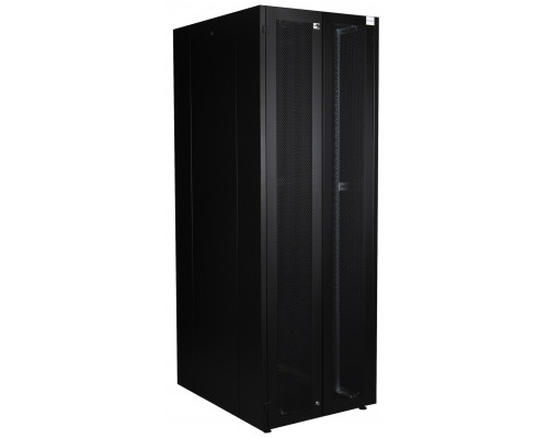 Шкаф серверный напольный Datarex, IP20, 47U, 2232х800х1000 мм (ВхШхГ), дверь: двойная распашная, перфорация, боковая панель: сплошная съемная, сварной