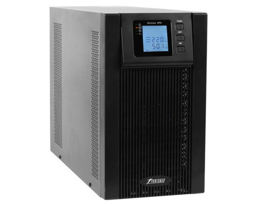 ИБП Powerman ONLINE, 3000ВА, lcd, встроенный байпас, онлайн, напольный, 191х460х337 (ШхГхВ), 220V,  однофазный, Ethernet, (POWERMAN Online 3000)