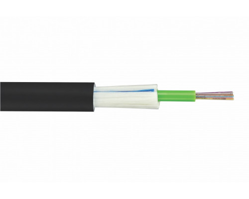 Кабель ВО Eurolan U01 UNI Tube,  2хОВ, OM4 50/125, LSZH (нг(A)-HF), Ø 6,9мм, универсальный, цвет: чёрный
