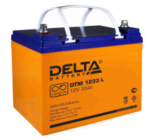 Аккумулятор для ИБП Delta Battery DTM L, 168х130х195 мм (ВхШхГ),  Необслуживаемый свинцово-кислотный,  12V/33 Ач, цвет: оранжевый, (DTM 1233 L)