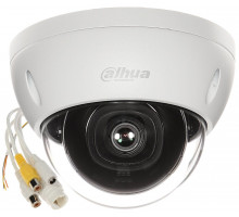 Сетевая IP видеокамера Dahua, купольная, улица, 4 Мп, 1/3’, 2688×1520, 25к/с, ИК-фильтр, цв: 0,005лк, ч/б: 0,01лк, объе-в: 2,8мм, DH-IPC-HDBW3441EP-AS