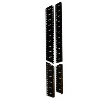 Направляющая TWT, вертикальный, комплект 2 шт, 42U, для шкафов, сталь, цвет: чёрный