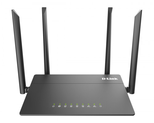 Маршрутизатор D-Link, портов: 5, LAN: 4, WAN: 1, скорость мб/с: 1 167, антенн: 4, USB: Нет, 33х136х205 мм (ВхШхГ), цвет: чёрный, DIR-822/RU/R4A