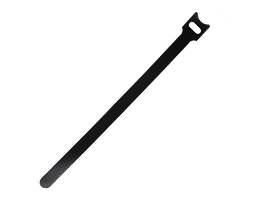 Стяжка кабельная на липучке BNH, 240 мм Д, 100 шт, материал: полиамид, цвет: чёрный