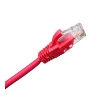Шнур комм. BNH, кат. 5е, неэкр., U/UTP, RJ45/RJ45, LSZH, AWG24 3м, красный