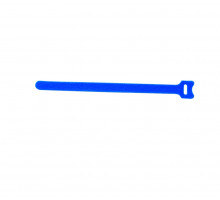 Стяжка кабельная Eurolan Velcro, открывающаяся, 12 мм Ш, 210 мм Д, 10 шт, цвет: синий