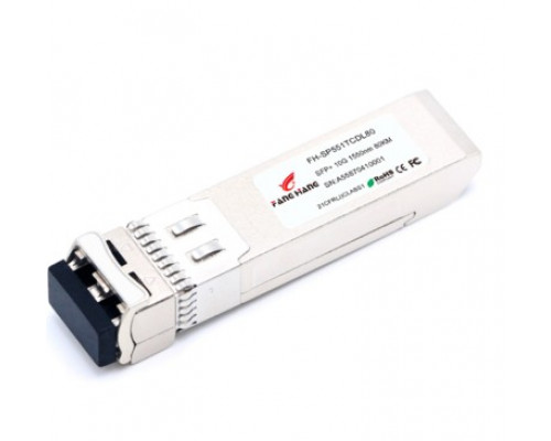 FH-SP551TCDL80, 80 км SFP+ 10G модуль, 2 волокна,1550 nm, LC, DDM