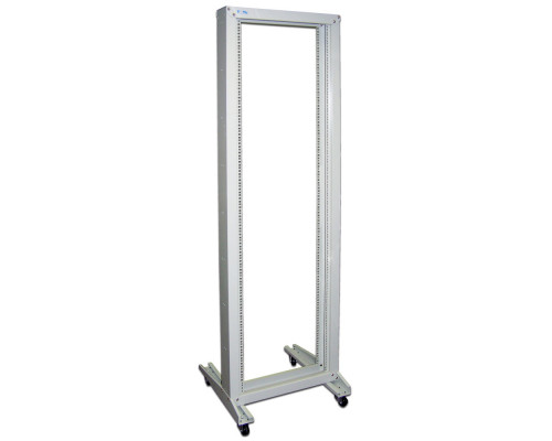 Стойка открытая 19" TWT, универсальная, 47U, 2230х600х600 мм (ВхШхГ), однорамная, цвет: серый