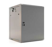 Шкаф телекоммуникационный настенный Hyperline TWB, 19&quot;, 12U, 650х600х450 мм (ВхШхГ), дверь: металл, разборный, цвет: серый