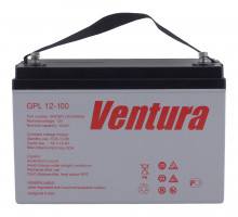 Аккумулятор для ИБП Ventura GPL, 215х329х174 мм (ВхШхГ),  Необслуживаемый свинцово-кислотный,  12V/100 Ач, цвет: серый, (GPL 12-100)
