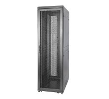 Шкаф серверный напольный Eurolan Rackcenter D9000, IP20, 48U, 2320х600х1000 мм (ВхШхГ), дверь: перфорация, боковая панель: сплошная, 2 части, собранны