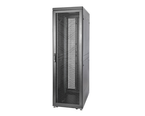 Шкаф серверный напольный Eurolan Rackcenter D9000, IP20, 48U, 2320х600х1000 мм (ВхШхГ), дверь: перфорация, боковая панель: сплошная, 2 части, собранны