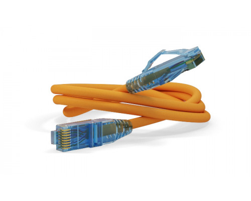 Шнур комм. Hyperline, кат. 6, неэкр., U/UTP, RJ45/RJ45, LSZH, AWG24 0.3м, оранжевый