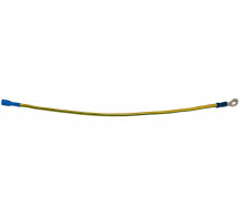 Кабель заземления Hyperline TGRD-CC, 300 мм, цвет: жёлтый, кольцо-разъем(мама)