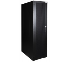 Шкаф серверный напольный Datarex, IP20, 47U, 2232х600х1000 мм (ВхШхГ), дверь: перфорация, боковая панель: сплошная съемная, разборный, цвет: чёрный