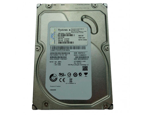 Жесткий диск IBM 500GB 6G 7.2K 3.5" SATA, 81Y9786