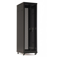 Шкаф серверный напольный Hyperline TTR, IP20, 22U, 1166х800х1000 мм (ВхШхГ), дверь: двойная распашная, перфорация, боковая панель: сплошная съемная, р