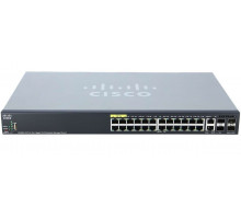 Коммутатор Cisco 350X Series SG350X-24P-K9-EU