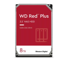 Жёсткий диск WD Red Plus, 8 ТБ, SATA, 5 640 rpm, WD80EFZZ