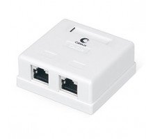 Компьютерная розетка RJ-45 Cabeus WS-8P8C-Cat.5e-SH-2