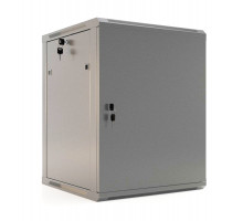 Шкаф телекоммуникационный настенный Hyperline TWB, 19", 6U, 367х600х450 мм (ВхШхГ), дверь: металл, разборный, цвет: серый
