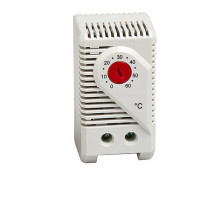 Термостат STEGO KTO 011, 60х33х43 мм (ВхШхГ), на DIN-рейку, для нагревателя, 250V, красный, диапазон настройки -10 до +50 °C