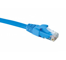 Шнур комм. Eurolan, кат. 6, неэкр., U/UTP, RJ45, LSZH (нг(A)-HF), AWG24 0.2м, синий