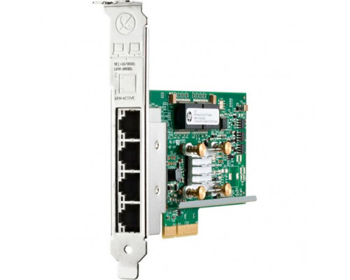 Сетевая карта HPE Base-T I350-T4 1Gbps 4 порта
