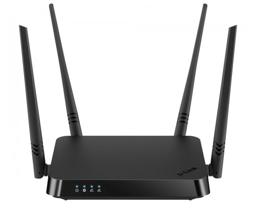 Маршрутизатор D-Link, портов: 5, LAN: 4, WAN: 1, скорость мб/с: 1 167, антенн: 4, USB: Нет, 48х132х181 мм (ВхШхГ), цвет: чёрный, DIR-822/RU/E1A