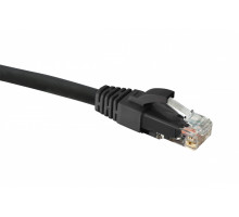 Шнур комм. Eurolan, кат. 5е, неэкр., U/UTP, RJ45/RJ45, LSZH, AWG26, 10м, чёрный