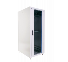 Шкаф телекоммуникационный напольный ЭКОНОМ 30U (600 × 1000) дверь стекло, дверь металл